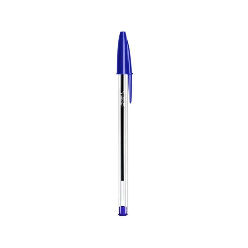 un stylo bleu